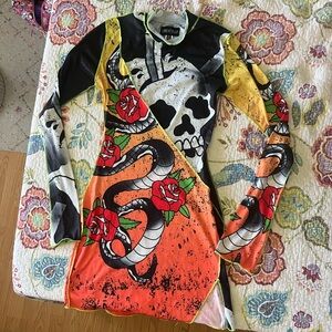 MOROSE MOVES SPLICED MINI DRESS CURRENT MOOD DOLLS KILL